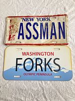 Both plates front view