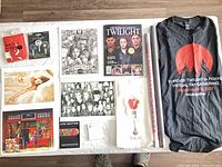 Overview of all items laid out on table