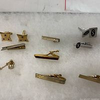 Overview of all accessories on white surface