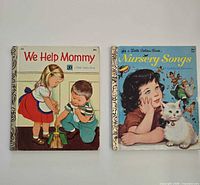 Front covers of both Little Golden Books