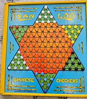 San Loo Chinese Checkers side showing full design and marbles