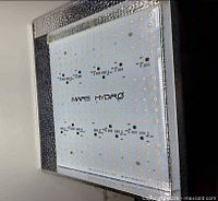 Front view of Mars Hydro panel showing LED array and reflective frame