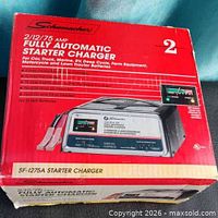 Box showing model and specifications front view