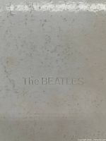 Close-up of embossed title on front cover