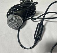 Microphone head and cable