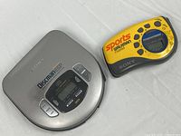 Sony Discman D-368 and Sports Walkman SRF-M78 side by side