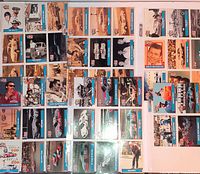 Multiple binder pages displaying the full set of Pro Set Racing cards
