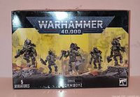 Front of sealed Orks Stormboyz box displaying artwork and product information