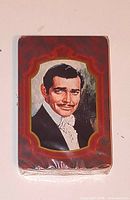 Front of sealed deck showing Rhett Butler portrait on red bordered box