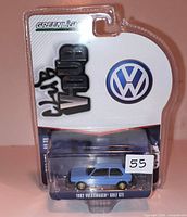 Front view of sealed GreenLight Club V-Dub 1:64 1982 Volkswagen Golf GTI blister pack