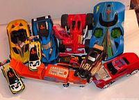 Group shot of all Hot Wheels vehicles