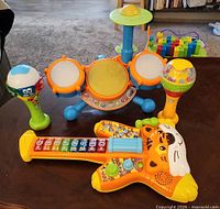 Group view of all four musical toys