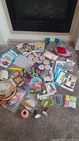 All items spread showing variety of craft supplies