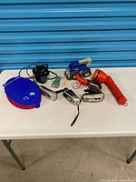 Group shot of all items on table