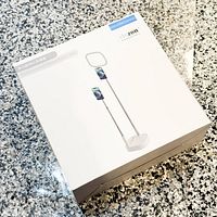 Retail box showing product image, branding and model details