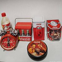 Group shot of all six Coca-Cola items