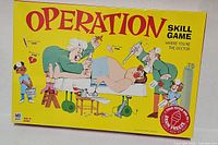 Front of sealed Operation board game box