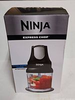 Front of boxed Ninja Express Chop