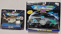 Both sealed Micro Machines blister packs front view