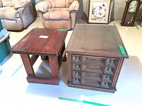 Both side tables side by side