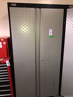 Front view of cabinet closed