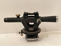 Side view of Berger Model 127 transit level on base