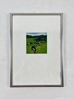 Framed RADAL painting full view showing frame, mat and artwork