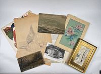 Group shot of all artworks spread out