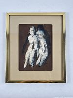 Framed painting front view