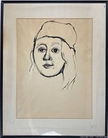 Full view of framed portrait