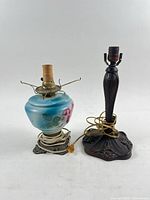 Both lamp bases side by side showing overall form and size