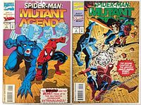 Front covers of issues 1 and 2 side by side