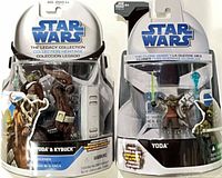 Both sealed action figure packs front view