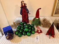 All items displayed on table for overview