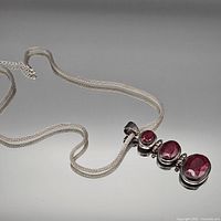 Full view of necklace and pendant