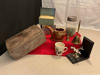 Group shot showing all items arranged together