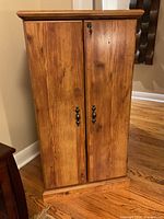 Closed cabinet front view