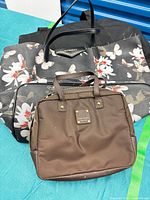 Front view of both handbags