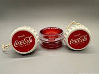 Front view of all three yo-yos