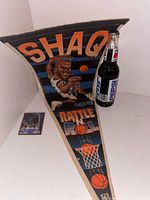 Pennant, Pepsi bottle and rookie card group shot