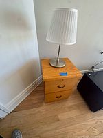 Cabinet and lamp full view