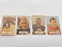 All four 1968 CFL mini posters side by side