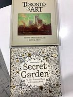 Top view of both books stacked