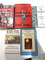 All five books front covers visible