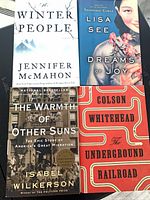 Group shot of all four hardcover books showing front covers