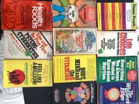 Group shot of all 11 books laid out