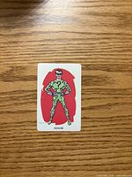Front of 1966 Riddler playing card