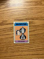 Front of 1974-75 Topps #248 Bobby Orr Norris Trophy card