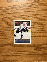 Front view of Alexander Ovechkin 2006-07 Fleer hockey card #195