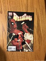 Front cover showing Deadpool variant artwork and Marvel branding